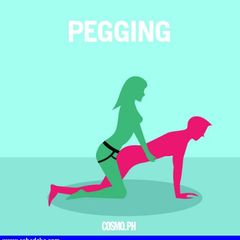 Pegging strapon spust do ust faceta